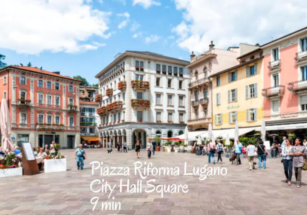 Modern Boho Style Suite In Lugano City -By Easylife Swiss Dış mekan fotoğraf